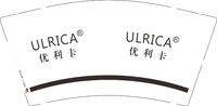 12200201 优利卡9盎司1千个：tb张丶振 一次性定制纸杯、一次性广告纸杯设计图