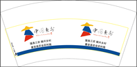 12200825 7盎司1千个：心鱼2016 一次性定制纸杯、一次性广告纸杯设计图