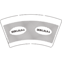 12200808SKINLALA 14盎司1千个加急：zlt白着呢 一次性定制纸杯、一次性广告纸杯设计图