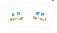 12200903 7盎司1千个：prince毒药 一次性定制纸杯、一次性广告纸杯设计图