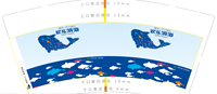 12201102欢乐滨海9盎司1千只：xsnhx2004 一次性定制纸杯、一次性广告纸杯设计图