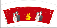 12201210 9盎司特厚1千个：694133潴潴 一次性定制纸杯、一次性广告纸杯设计图