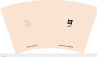 12210318 9盎司加厚1千：kdcliushuyu 一次性定制纸杯、一次性广告纸杯设计图