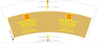 11210324 9盎司1千：d调出场 一次性定制纸杯、一次性广告纸杯设计图