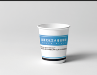 12210315 9盎司1千个：哈理工小崔 一次性定制纸杯、一次性广告纸杯设计图