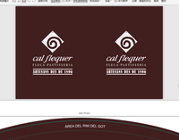 15210413 cal 8盎司个：百度微信cdl flequer（有尾款）（壹千个一箱） 一次性定制纸杯、一次性广告纸杯设计图