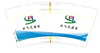 13210419 升飞元建筑9盎司特厚1千个：baobeixiaoxiaola 一次性定制纸杯、一次性广告纸杯设计图