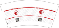 12210513 米南面板 9盎司加厚5千个专版340g：dhfzandx 一次性定制纸杯、一次性广告纸杯设计图