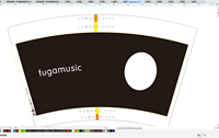 12210526fuganusic 16盎司1千：tb956642182 一次性定制纸杯、一次性广告纸杯设计图