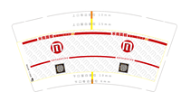 12210513 米南面板 9盎司加厚5千个专版340g：dhfzandx 一次性定制纸杯、一次性广告纸杯设计图