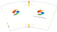 12211013 14盎司 个：weijunfeng898（微信） 一次性定制纸杯、一次性广告纸杯设计图
