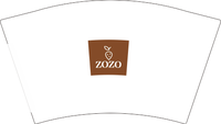 12210928 ZOZO 12盎司5千个：tb59786806（微信） 一次性定制纸杯、一次性广告纸杯设计图