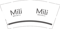 12211115MILI9盎司1千只：兰添sky 一次性定制纸杯、一次性广告纸杯设计图