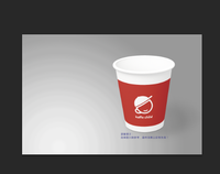 13211122 9盎司1千个：qq314791393 一次性定制纸杯、一次性广告纸杯设计图