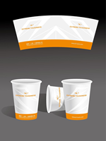 12211128 9盎司1千（50一条）：侯小猴小吼 一次性定制纸杯、一次性广告纸杯设计图