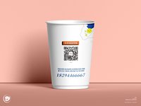 12211128   9盎司1千：同渊异途 一次性定制纸杯、一次性广告纸杯设计图
