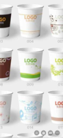 12220211 9盎司加厚1千个：爱贝早教中心 一次性定制纸杯、一次性广告纸杯设计图