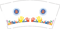 17230830常青藤国际早教中心9盎司1000个：230829-256738610193739 一次性定制纸杯、一次性广告纸杯设计图