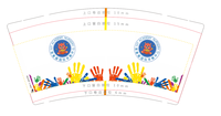 17230830常青藤国际早教中心9盎司1000个：230829-256738610193739 一次性定制纸杯、一次性广告纸杯设计图