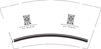 17230824百川 . 怪谈事务所9盎司1000个：230824-350077654521970 一次性定制纸杯、一次性广告纸杯设计图