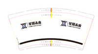 12230924 9盎司：看丽江花开 一次性定制纸杯、一次性广告纸杯设计图