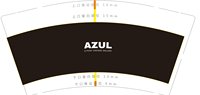 12231115 AZUL9盎司：我爱你嫣然 一次性定制纸杯、一次性广告纸杯设计图