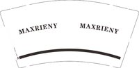 12240324 MAXRIENY9盎司1千：兜兜2货 一次性定制纸杯、一次性广告纸杯设计图
