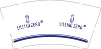 13240801 LILIANZERO零9盎司1千个：tb40979354 一次性定制纸杯、一次性广告纸杯设计图