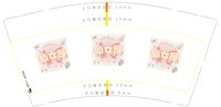 3140725 仙女屋 9盎司 一次性定制纸杯、一次性广告纸杯设计图