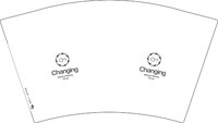 12241123Changing12盎司3千个：李辉93013 一次性定制纸杯、一次性广告纸杯设计图