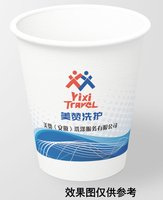 3141204 美赞数据运营管理有限公司 9盎司特厚1000个：241204-009206535811837 一次性定制纸杯、一次性广告纸杯设计图