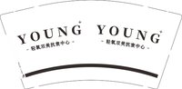 12241111 YOUNG9盎司加厚1千个：孤儿1215 一次性定制纸杯、一次性广告纸杯设计图
