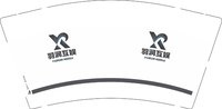 12241122羽润互娱9盎司加厚1千个：tb76472811 一次性定制纸杯、一次性广告纸杯设计图