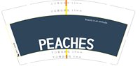 16241117 PEACHES9盎司加厚1千：水晶0623 一次性定制纸杯、一次性广告纸杯设计图