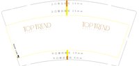 （金箔）12241122 TOP TREND9盎司5千个专版；lynnswd 一次性定制纸杯、一次性广告纸杯设计图