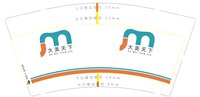 3141127 大美天下 9盎司1000个：241128-229690590863226 一次性定制纸杯、一次性广告纸杯设计图