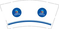 13241126 云恩国际9盎司1千个：郑含琰 一次性定制纸杯、一次性广告纸杯设计图