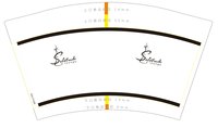 12241121 SOLITUDE12盎司1千：leopang302 一次性定制纸杯、一次性广告纸杯设计图