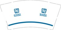 12241119申沃客车9盎司加厚1千（有样品对色）：蓝冰333（微信112） 一次性定制纸杯、一次性广告纸杯设计图