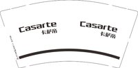 12241127 卡萨帝9盎司3000个:刘香梅1118 一次性定制纸杯、一次性广告纸杯设计图