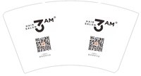 【下单12做14盎司，注意订单】16241123 3AM 14盎司1千个：tb259953474 一次性定制纸杯、一次性广告纸杯设计图