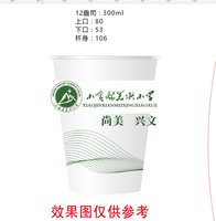 11241128尚美 兴文12盎司1万个：han6666666666（做好通知下） 一次性定制纸杯、一次性广告纸杯设计图