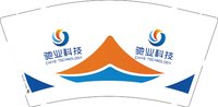 12241207驰业科技9盎司5千个：qu1588 一次性定制纸杯、一次性广告纸杯设计图