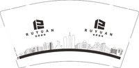 12241205如愿装饰9盎司1千：tb401170086 一次性定制纸杯、一次性广告纸杯设计图