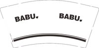 13241123 BABU9盎司特厚2千个加急：叮叮当当叽叽喳喳 一次性定制纸杯、一次性广告纸杯设计图