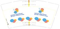 3141128 云朵之声 9盎司1000个：241128-307201370470507 一次性定制纸杯、一次性广告纸杯设计图