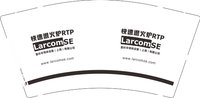 12241127快速退火炉RTP9盎司加厚2千：larcomse 一次性定制纸杯、一次性广告纸杯设计图