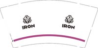 12241126 IRON9盎司2千个专版350克：tb19548814 一次性定制纸杯、一次性广告纸杯设计图