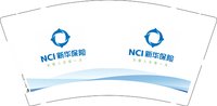 12241204新华保险 9盎司加厚4千：t_1478936986031_0 一次性定制纸杯、一次性广告纸杯设计图
