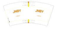 12241203 jnby 7盎司1千：一帆风顺20090 一次性定制纸杯、一次性广告纸杯设计图